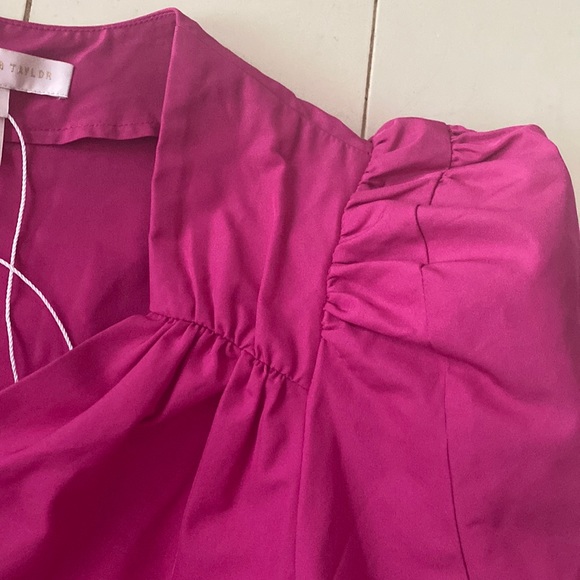 Rebecca Taylor Taffeta Bow Top - Picture 10 of 14